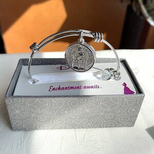Beauty & The Beast Adjustable Bangle Bracelet Disney LA Rocks J.C. Penny New